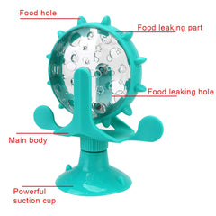 Pet Feeding Interactive Wheel, engaging toy that dispenses treats as pets play, promoting exercise and mental stimulation