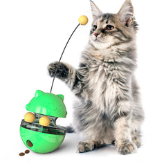 Interactive Cat IQ Treat Ball, engaging puzzle toy for mental stimulation and treat rewards