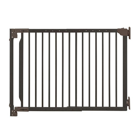 Richell Expandable Walk-Thru Pet Gate, adjustable pet gate with a convenient walk-thru door, perfect for securing indoor spaces while allowing easy access