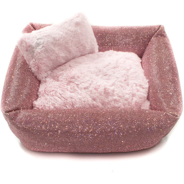 Elegant Crystal Dog Bed