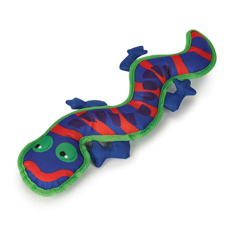 Zanies Ballistic Lizard, durable and colorful pet toy made from ballistic material, perfect for interactive play and chewing for dogs