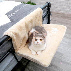 Orthopedic Cat Hanging Bed, supportive elevated bed for cats, promoting comfort and joint relief