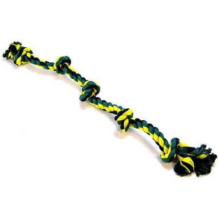 Flossy Chews Five Knot Tug Toy - X-Large